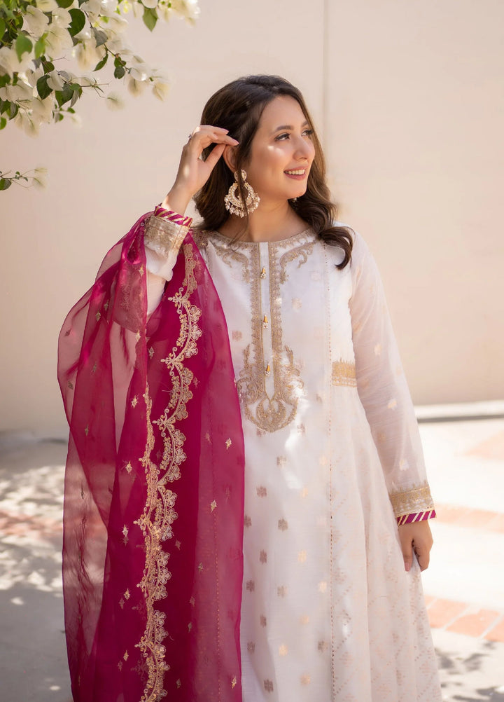 Omal by Komal Mera Eid Ka Jora Women Banarsi Paper Cotton 2 Piece Pret Suit Chandni - Festive Collection