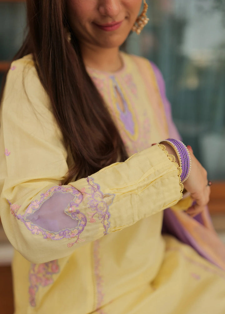 Omal by Komal Mera Eid Ka Jora Women Lawn 3 Piece Pret Suit Leena - Festive Collection