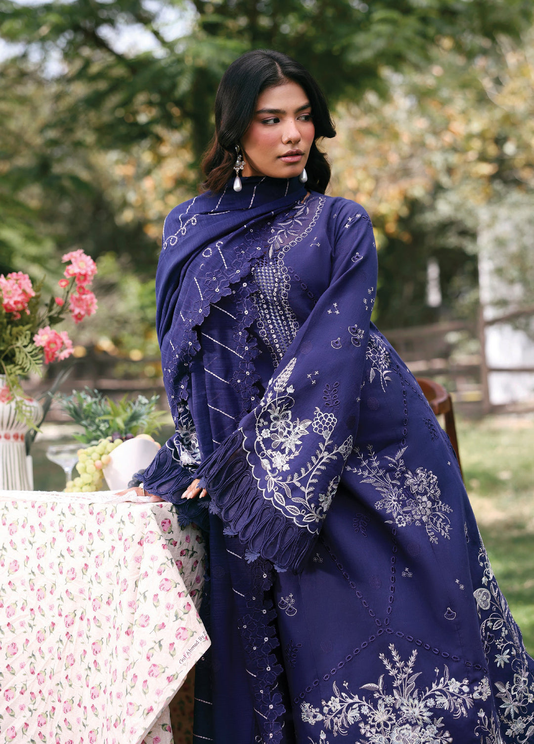 Summer Soiree by Zarposh Unstitched Embroidered Lawn 3 Piece Suit ZR26ULS Ivera - Festive Collection