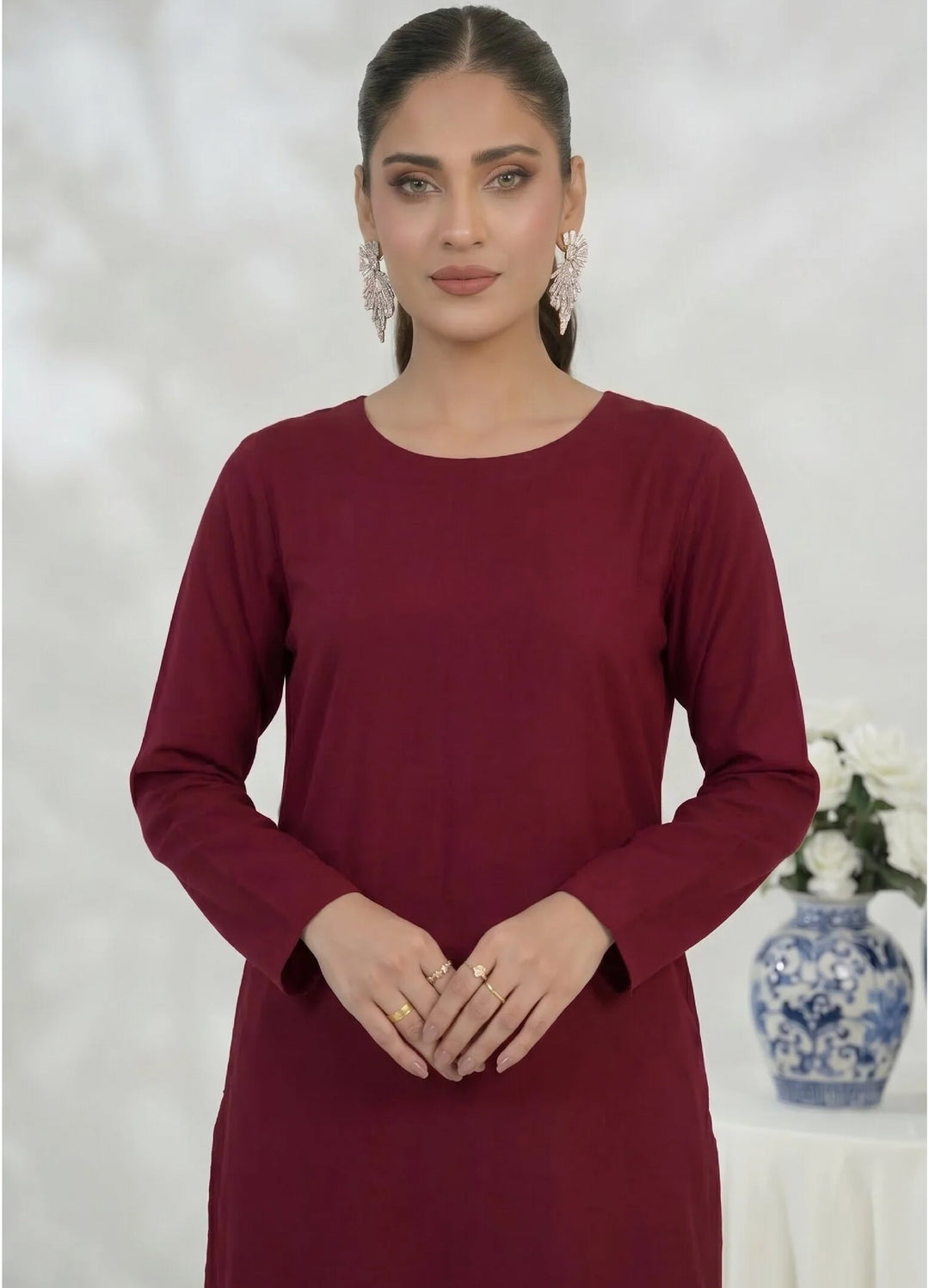 Silcot Women Pret Solids Linen 2 Piece Suit Mono Seoul - Summer Collection