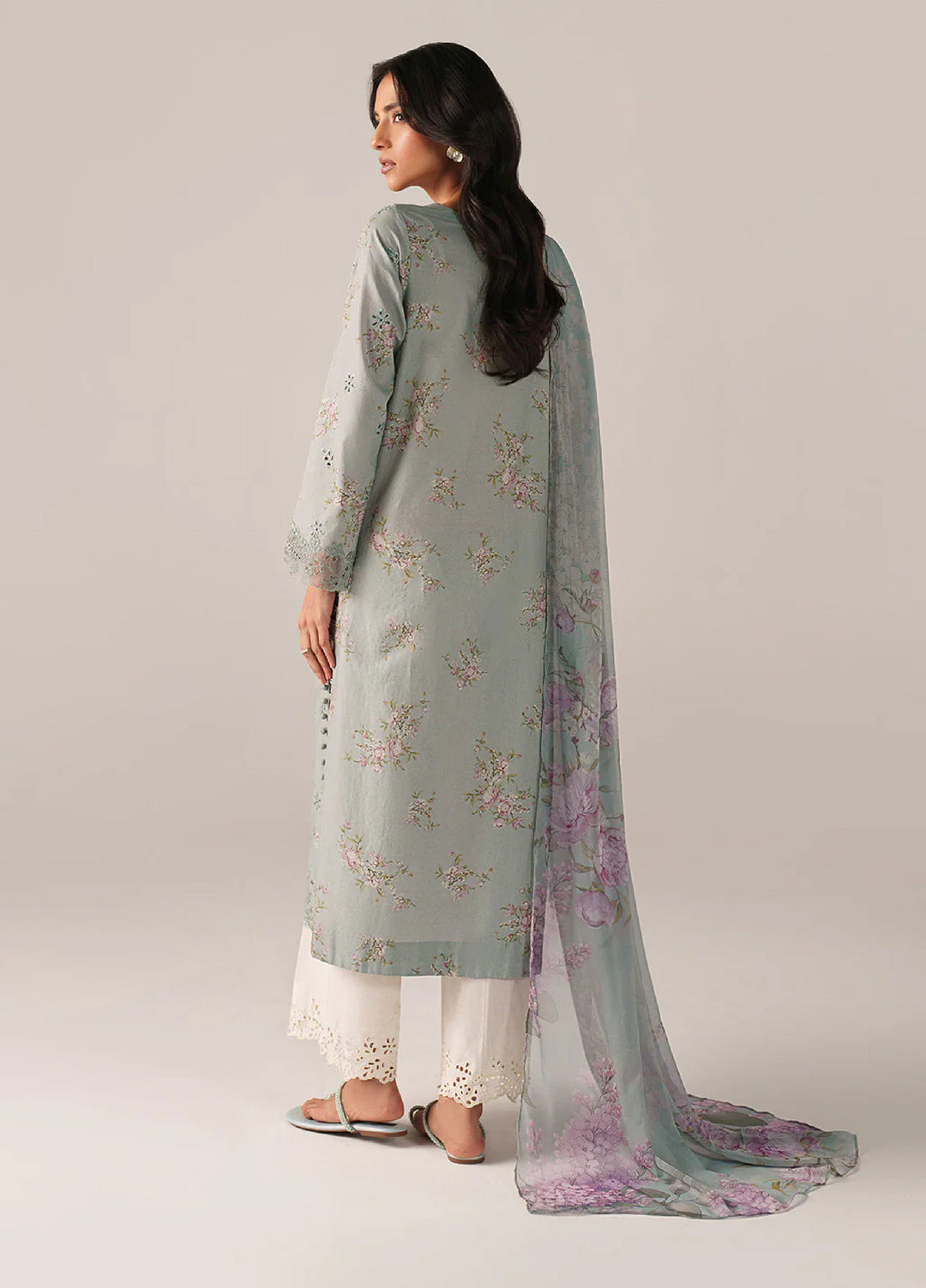 Iznik Unstitched Embroidered Lawn 3 Piece Suit IZ26US SS-12 - Summer Collection