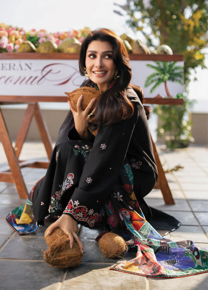 Afsanah by Seran Unstitched Embroidered Lawn 3 Piece Suit SN26UAL D-1 Maya - Summer Collection