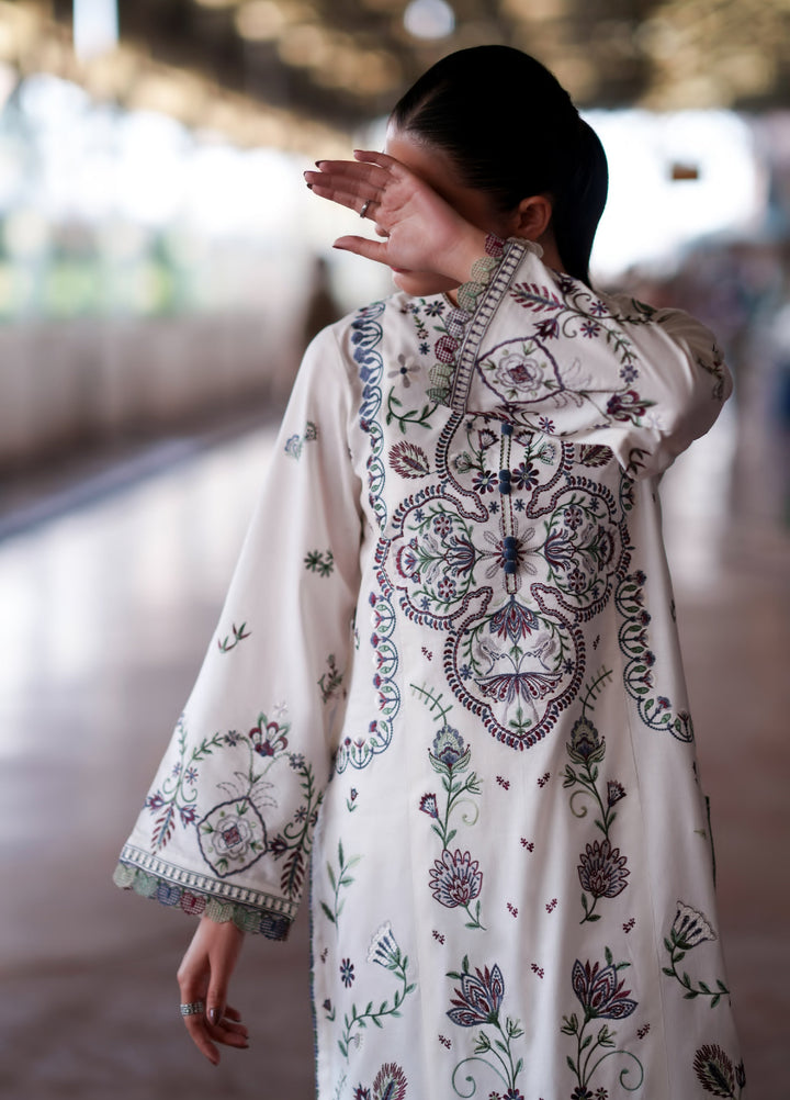 Summer Travels by Casuallite RTW Embroidered Cotton Lawn 3 Piece Suit CL26ULST OUTFIT 04 MORNING MUSE - Casual Collection