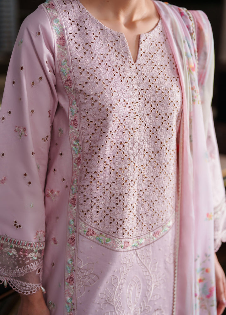 Symphony by Neeshay Unstitched Embroidered Luxury Lawn 3 Piece Suit NSH26US D-6 Kysa - Summer Collection