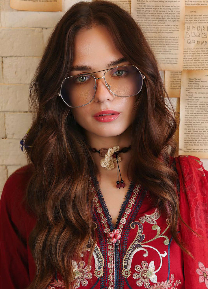 The Secret Garden by Mushq Unstitched Embroidered Lawn 3 Piece Suit MU26USG Luma Bloom HUNSS260402 - Festive Collection