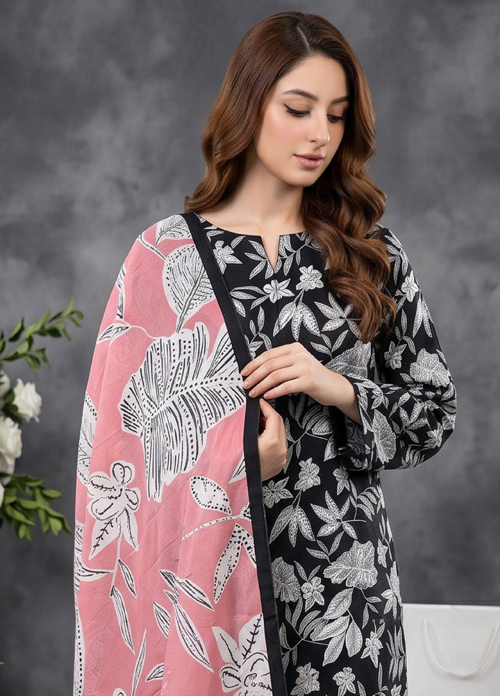Salina Dobby by Regalia Textiles Unstitched Printed Lawn 3 Piece Suit RG26UPS D-07 - Casual Collection