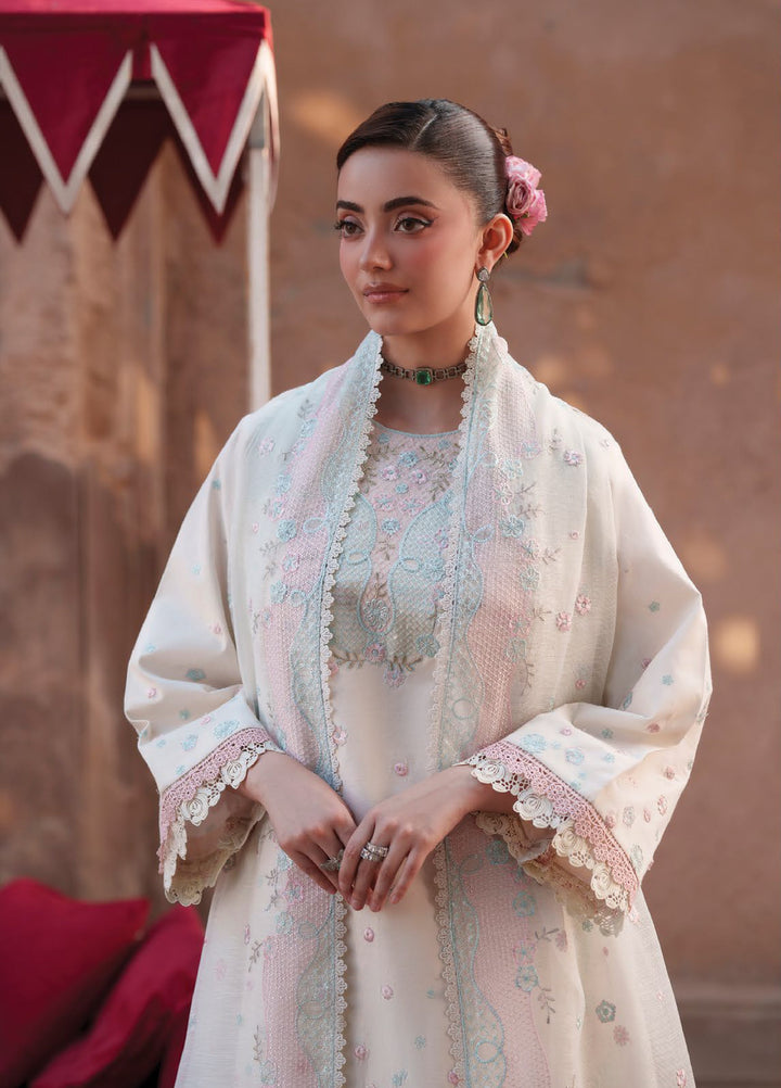 Nilofer by Mahnur Unstitched Embroidered Luxury Lawn 3 Piece Suit MN26ULN N-2 - Summer Collection