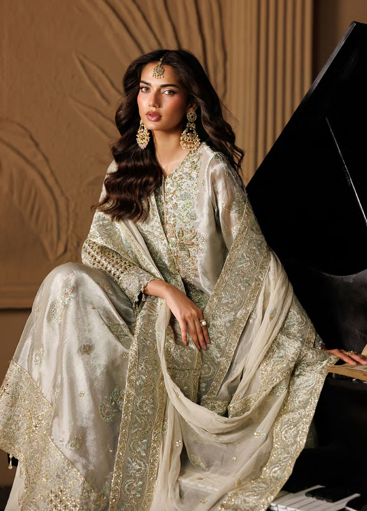 Celeste by Emaan Adeel Unstitched Embroidered Mesuri 3 Piece Suit EA26UCF Jewel - Festive Collection
