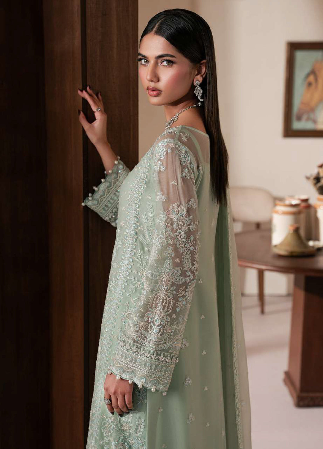 Ayla by Gulaal Unstitched Embroidered Luxury Chiffon 3 Piece Suit GL26ACF D-42 LISSE - Festive Collection