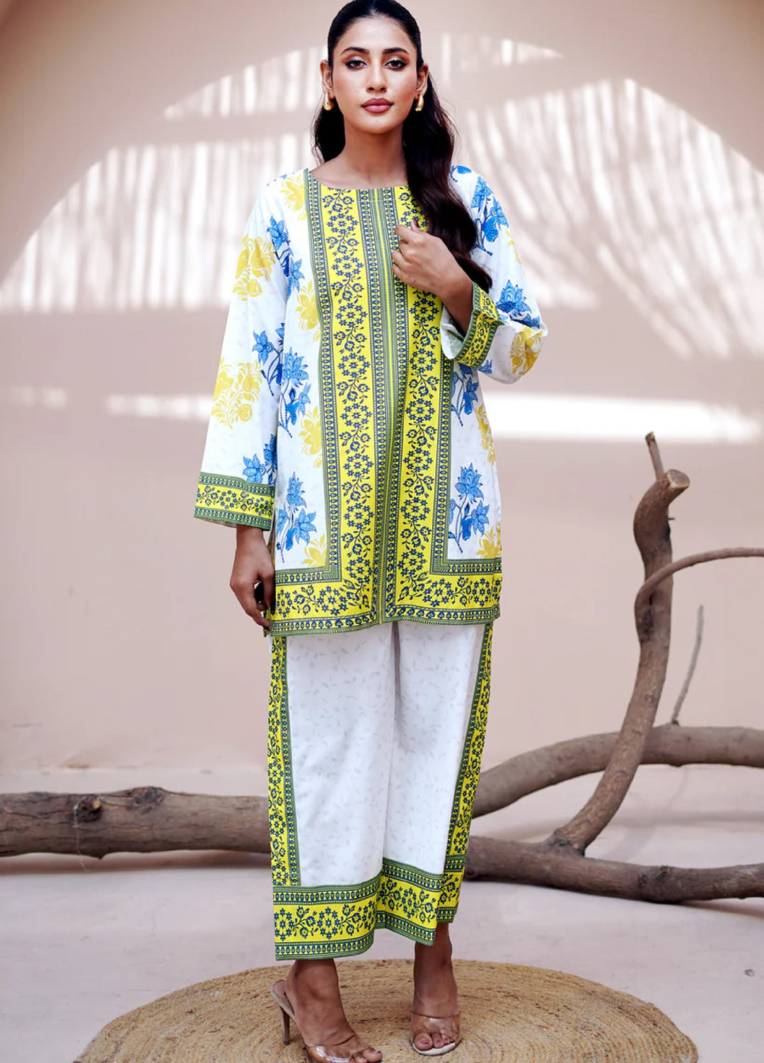 Nairah Women Pret Printed Crepe Suit NAH26PN Spring Bud - Spring Collection