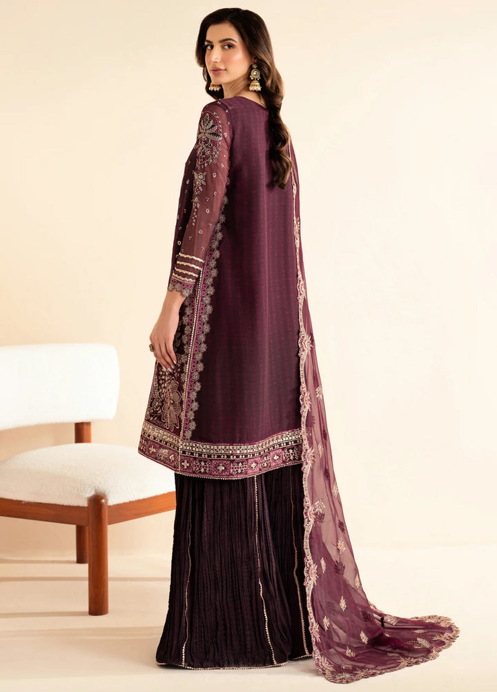 Xenia Formal Luxury Unstitched Embroidered Chiffon Suits 3 Piece XE25FL XF-984 Tiya - Formals Collection