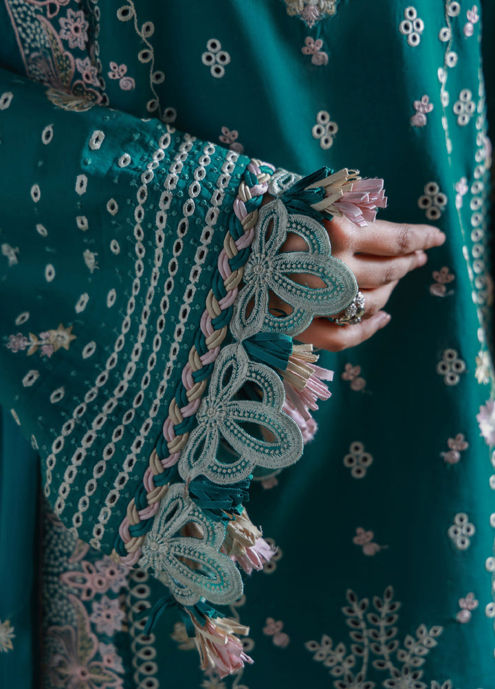 Saagar by Aabyaan Unstitched Embroidered Luxury Lawn 3 Piece Suit ABY26USL AL-7 Ayzel - Festive Collection