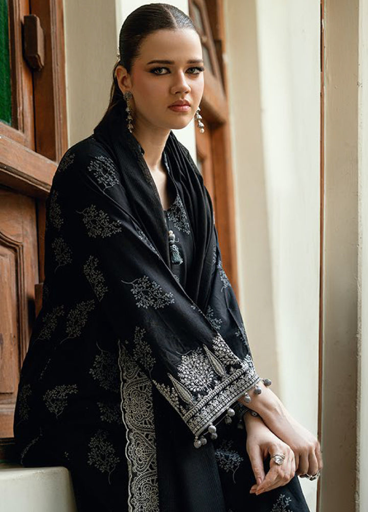 Noir and Blanc by Gul Ahmed Unstitched Printed Lawn 3 Piece Suit GA26UNBL DN-52028 - Summer Collection