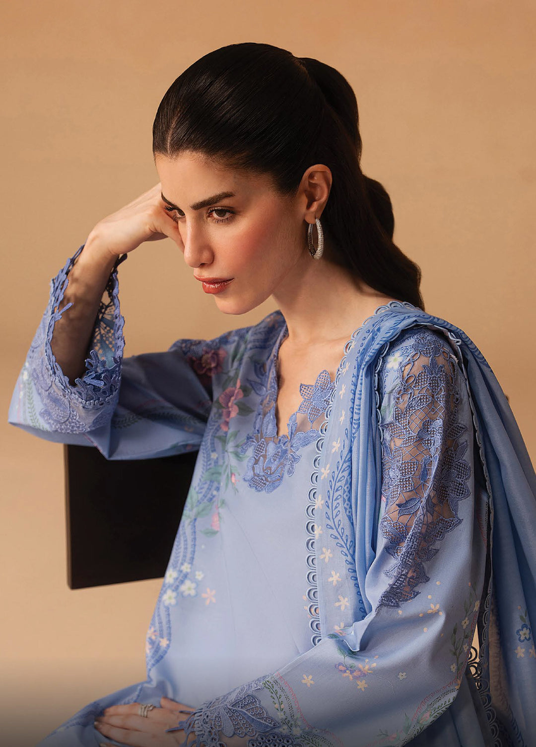 Haze A Prints by Afrozeh Unstitched Embroidered  Lawn 3 Piece Suit AF26UAP Opaline FWU-112 - Summer Collection