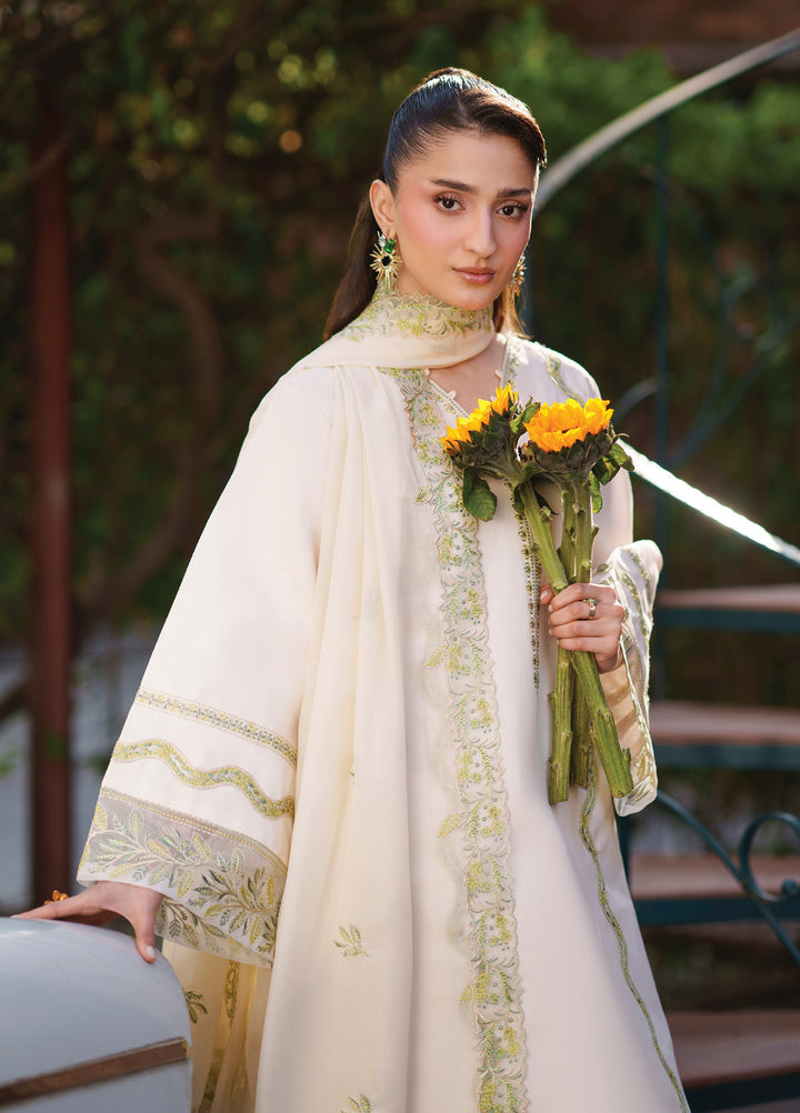 Fiona by Mahnur Unstitched Embroidered Lawn 3 Piece Suit MN26UFL F-03 - Summer Collection