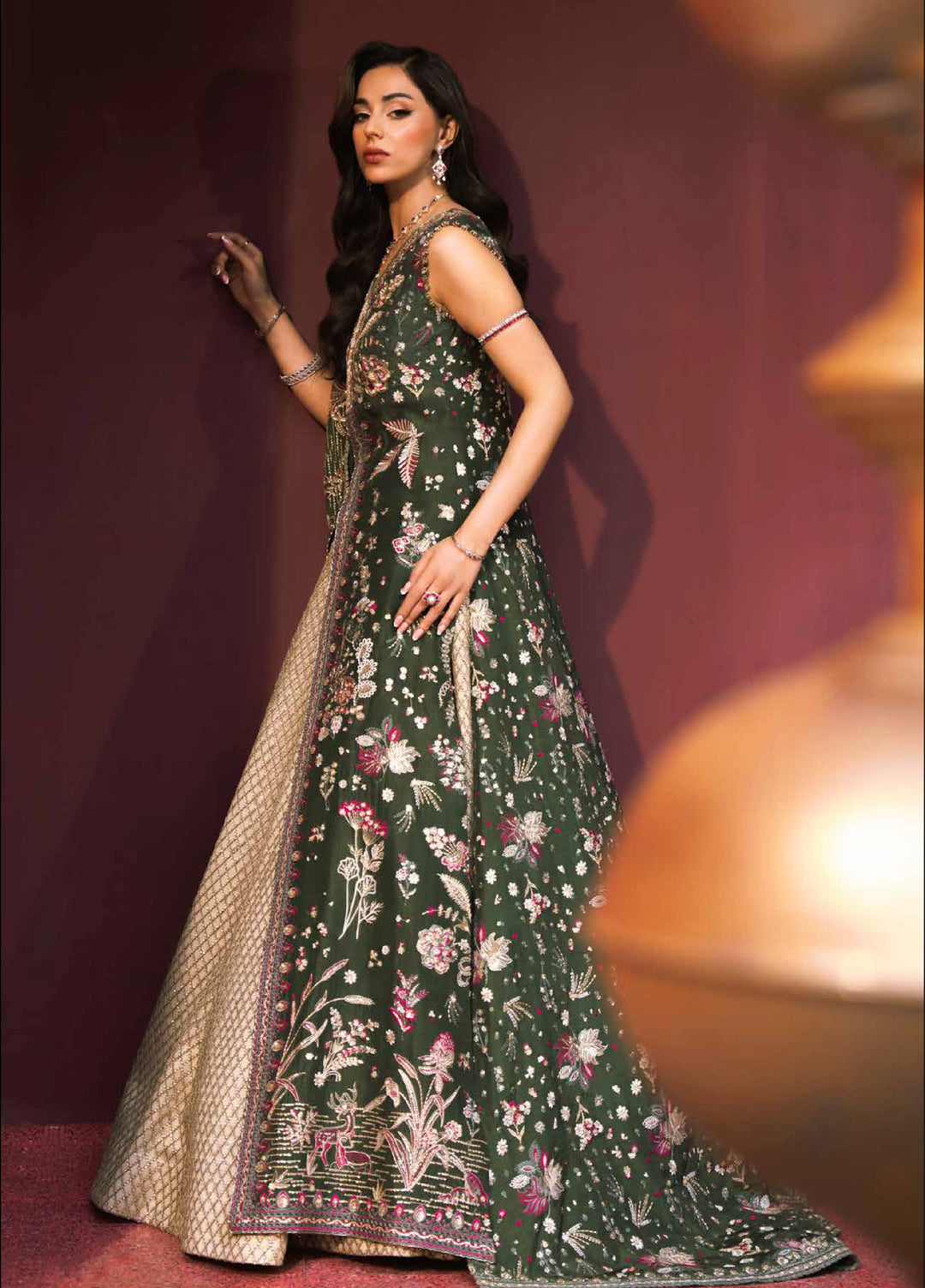 Zarmina by Zariya Unstitched Embroidered Russian Silk 3 Piece Suit ZRY26UZ ZB50044 - Festive Collection