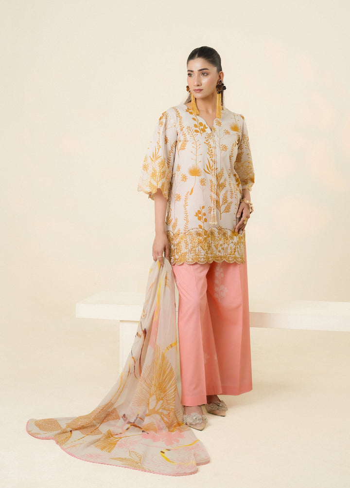 Zar e Jahan by Huma Gul Unstitched Printed Lawn 3 Piece Suit AYRAHG-903 - Casual Collection