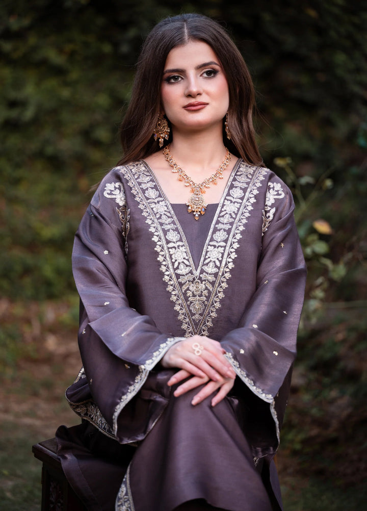 Sitaray by Reezas Women Pret Silk Embroidered 3 Piece saahil - Festive Collection