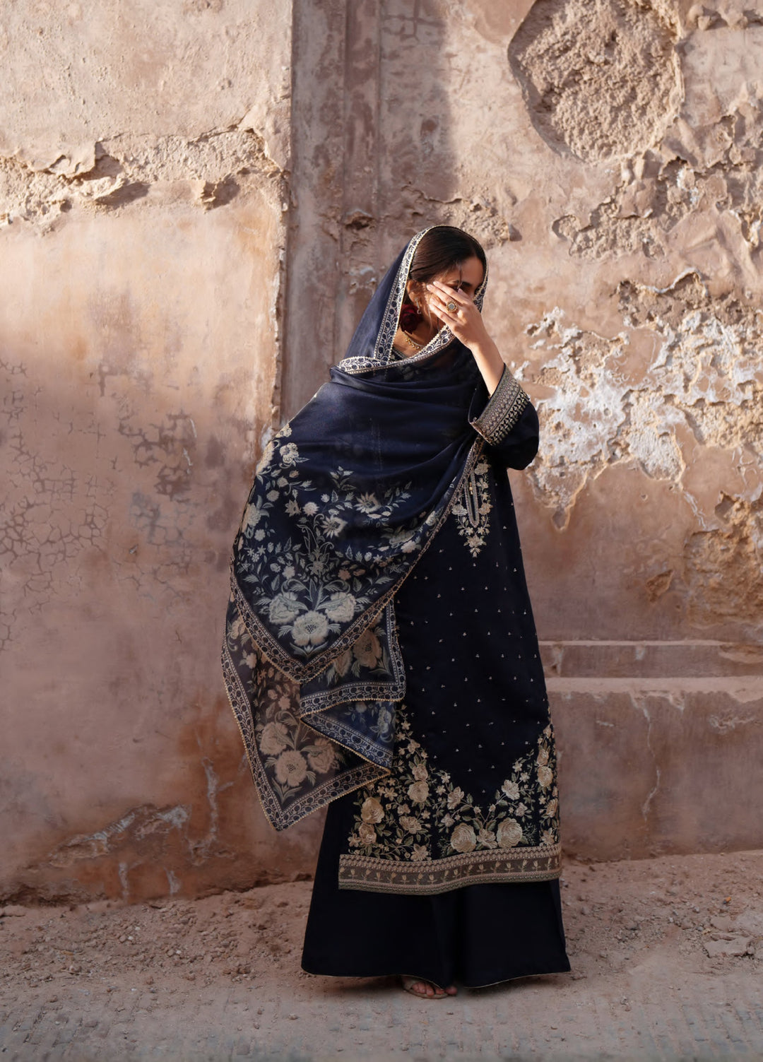 Darbar by Casuallite Pret Embroidered Silk Viscose 3 Piece Suit CSL26PDD-07 - Festive Collection