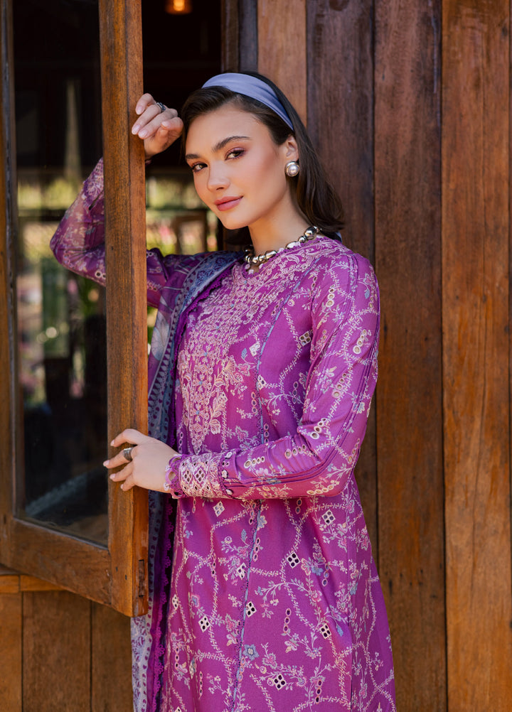 Shezlin by Aabyaan Unstitched Embroidered Chikankari 3 Piece Suit ABY26UCS ZARQAA - Eid Collection