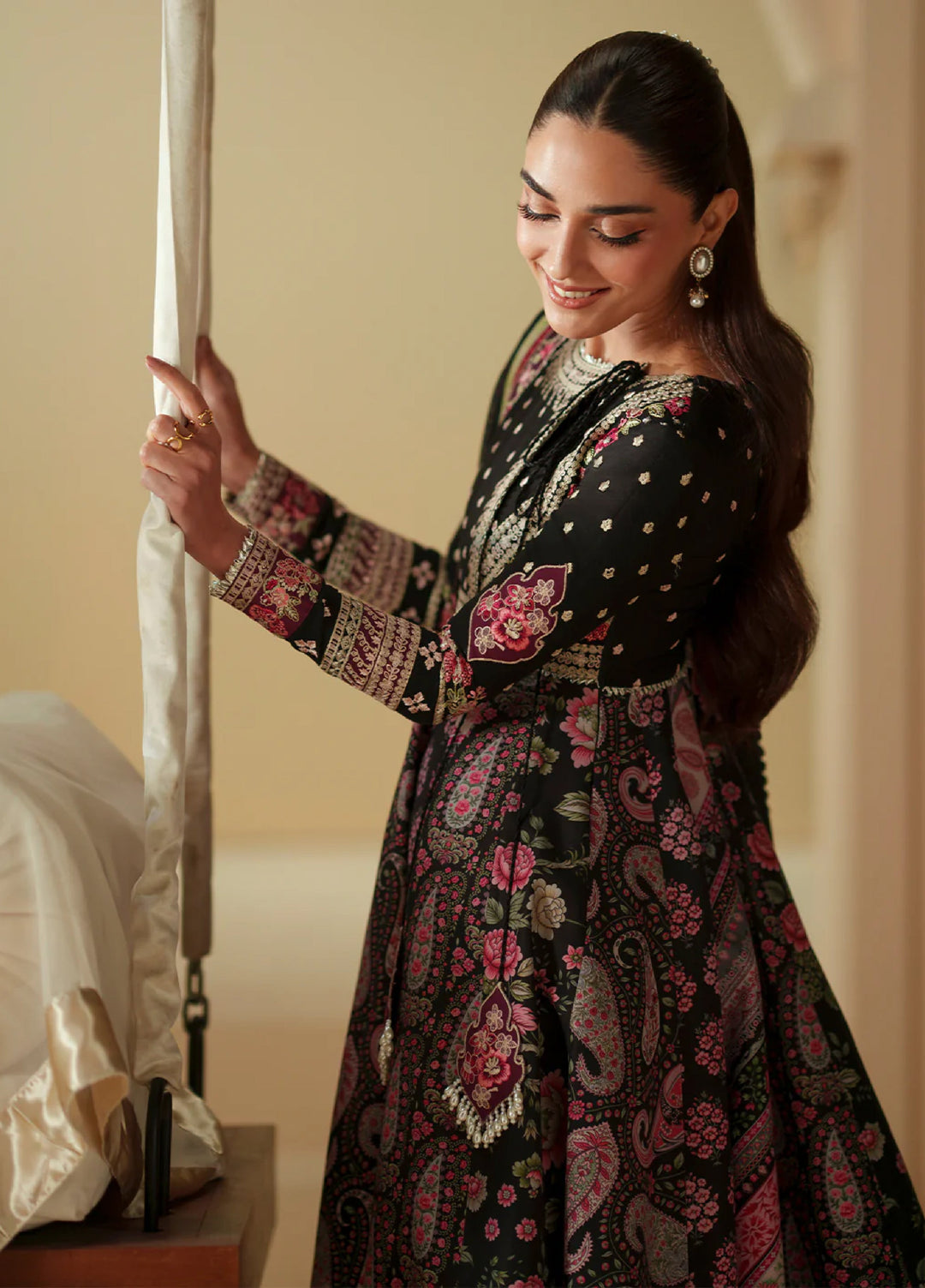 Mashriq by Bin Ilyas Unstitched Embroidered Lawn 3 Piece Suit BI26UML D115B - Festive Collection