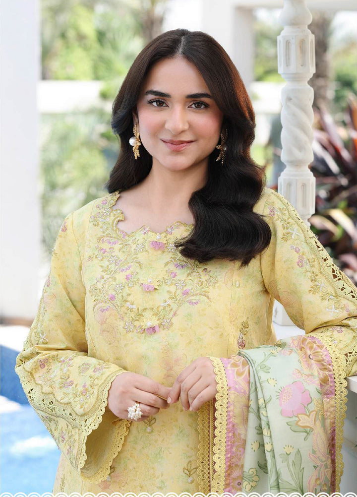 Florence by Rang Rasiya Unstitched Embroidered Lawn 3 Piece Suit RR26ULF Yumna - Festive Collection