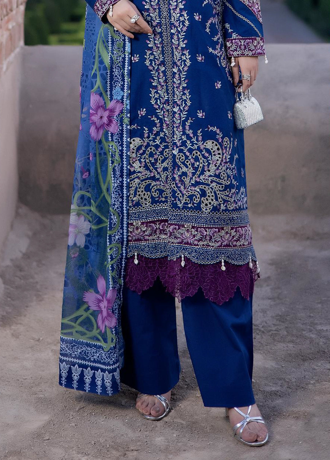 Inara by Javairia Women RTW Embroidered Lawn 3 Piece Suit IN26PJF Jorbagh - Festive Collection