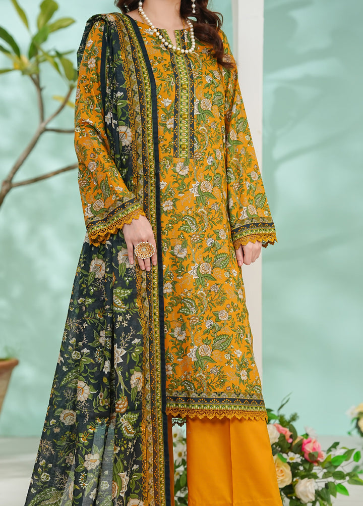 Daman by VS Textiles Unstitched Printed Lawn 3 Piece Suit VS26UDL D-03 882 - Casual Collection