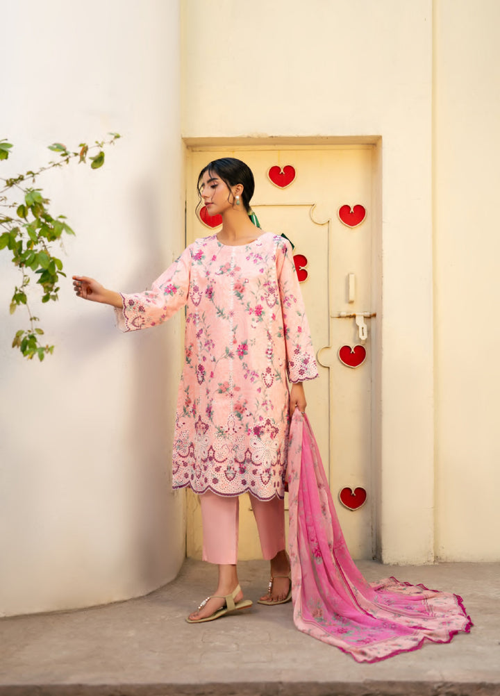 Bagh by Rashid Textiles Unstitched Embroidered Lawn 3 Piece Suit RT26UBL 3724 - Casual Collection