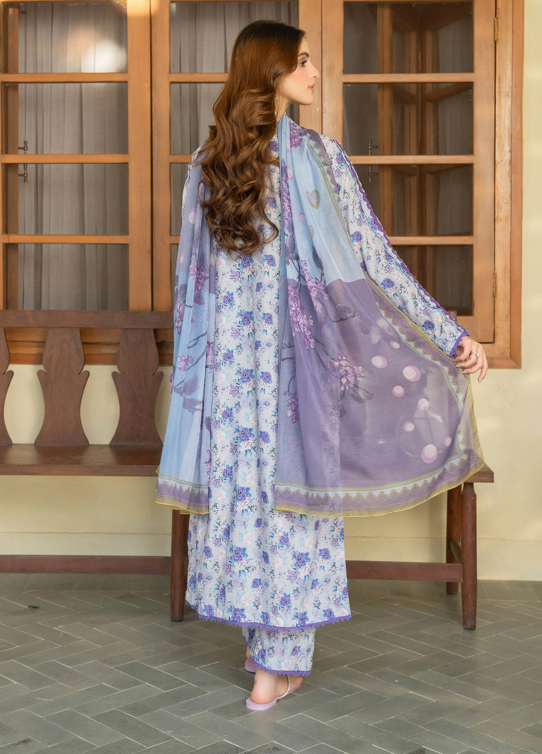 Mah e Noor Intermix by Panache 3 Piece Raw silk Lavinea - Winter Collection