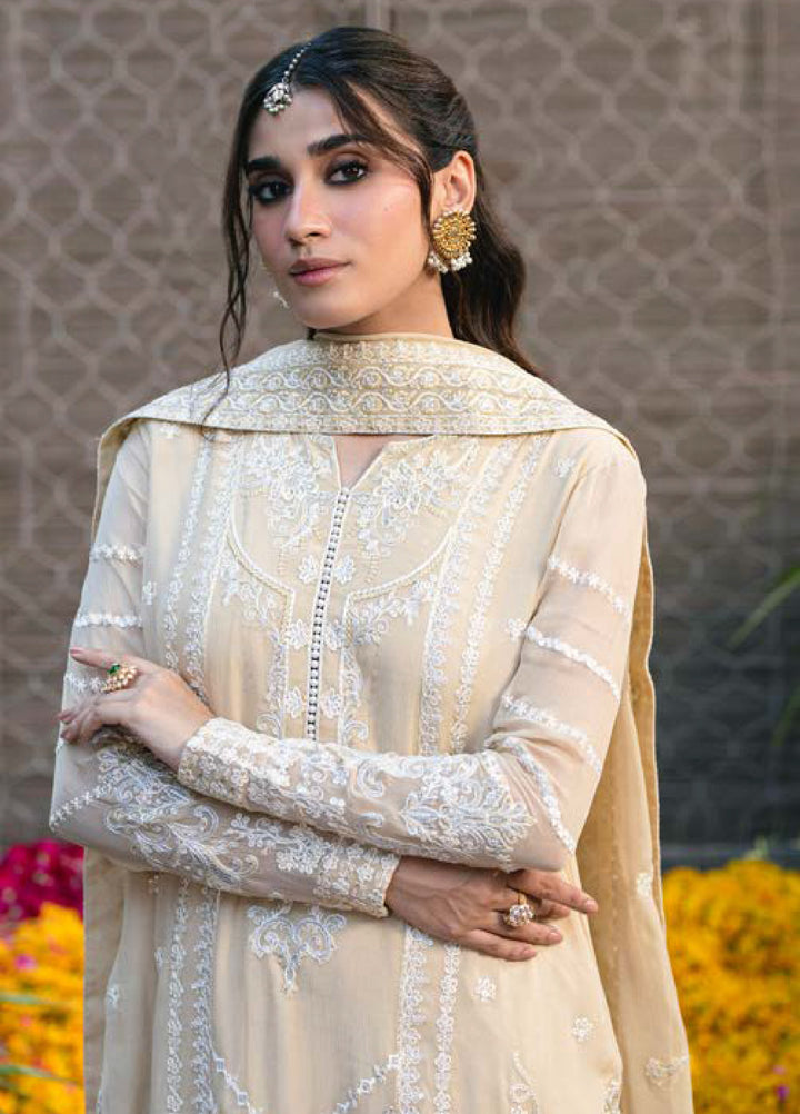 Gulnaar by Freesia Embroidered Chiffon Suits Unstitched 3 Piece FRE25GL FSU-655 Anastasia - Festive Collection