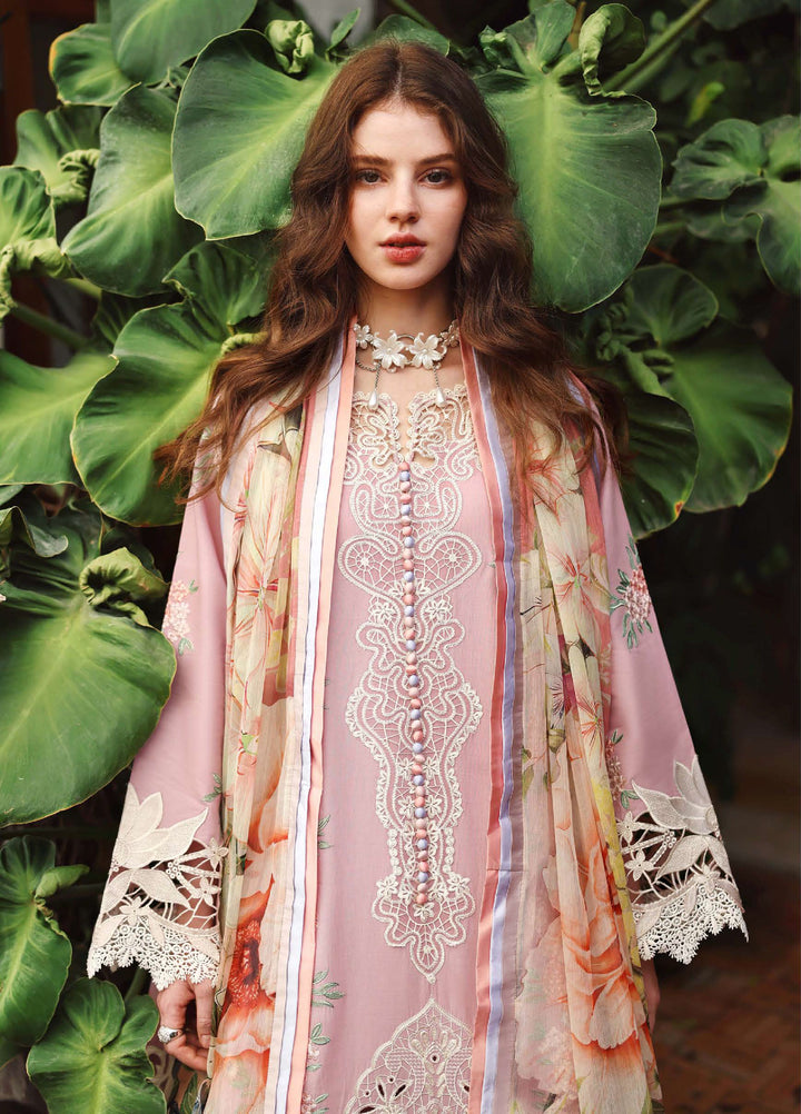 The Secret Garden by Mushq Unstitched Embroidered Lawn 3 Piece Suit MU26ULSG Secret Petals HUNSS260210 - Festive Collection
