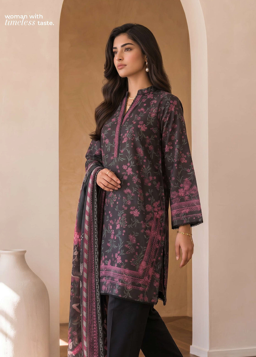 Zellbury Unstitched Printed Lawn 3 Piece Suit ZB26UCVII WUS26X30816 - Casual Collection