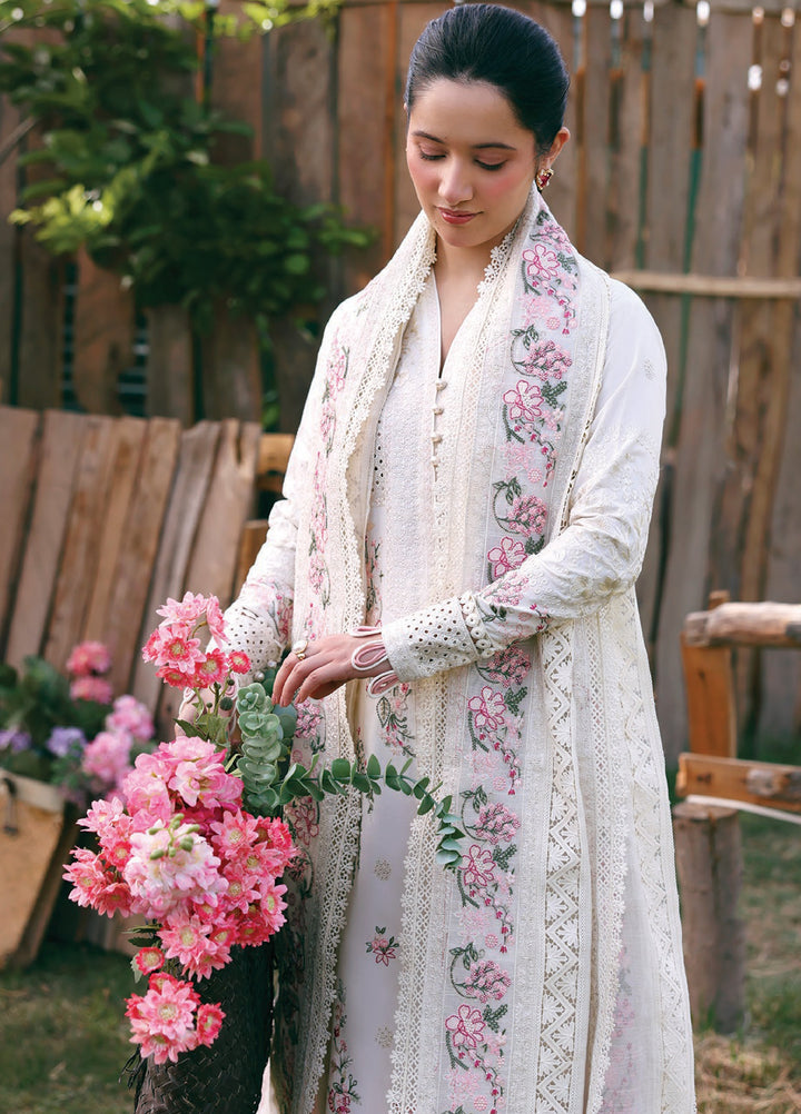 Summer Soiree by Zarposh Unstitched Embroidered Lawn 3 Piece Suit ZR26ULS Elvian - Festive Collection