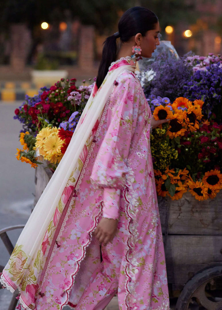 Wild Flower by Zaha Unstitched Embroidered Lawn 3 Piece Suit ZK26UWL ZF26-03 Peony Reverie - Festive Collection