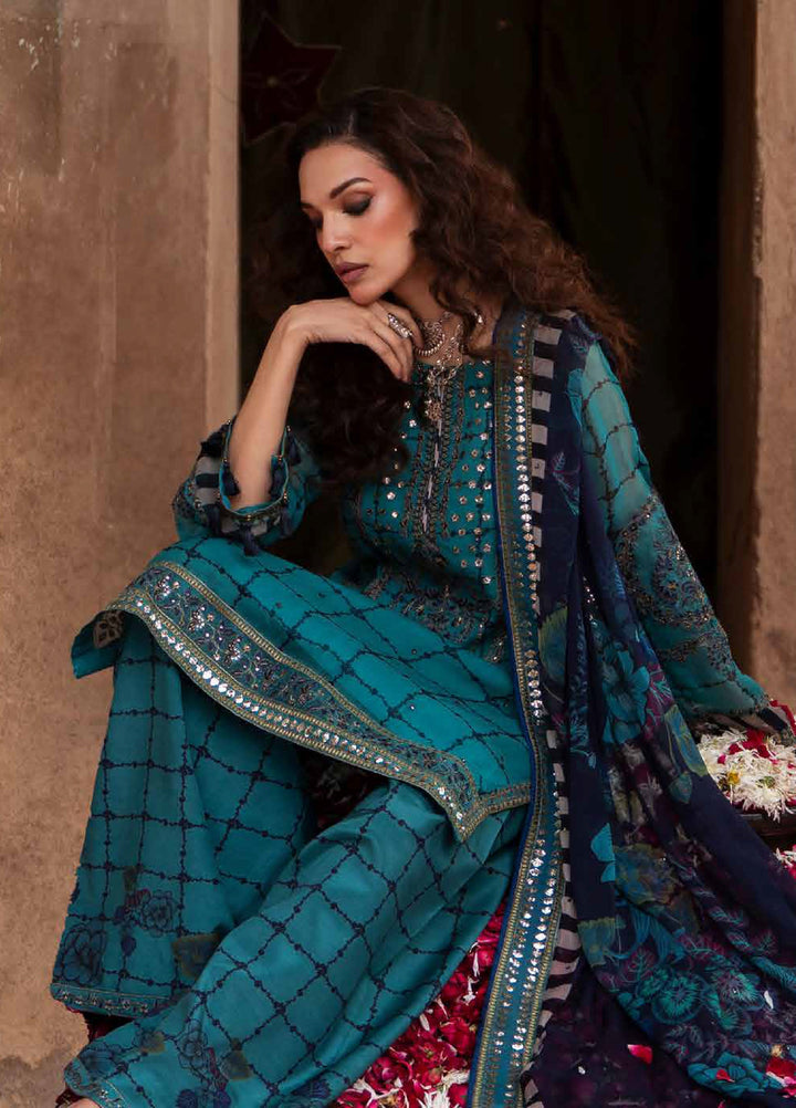 Vasal by Charizma Unstitched Embroidered Chiffon 3 Piece Suit CHR26UV VSL6-05 - Festive Collection
