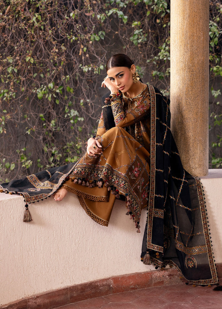 Shahkaar by Jazmin Unstitched Embroidered Lawn 3 Piece Suit JZ26USE SL26-D05 - Eid Collection