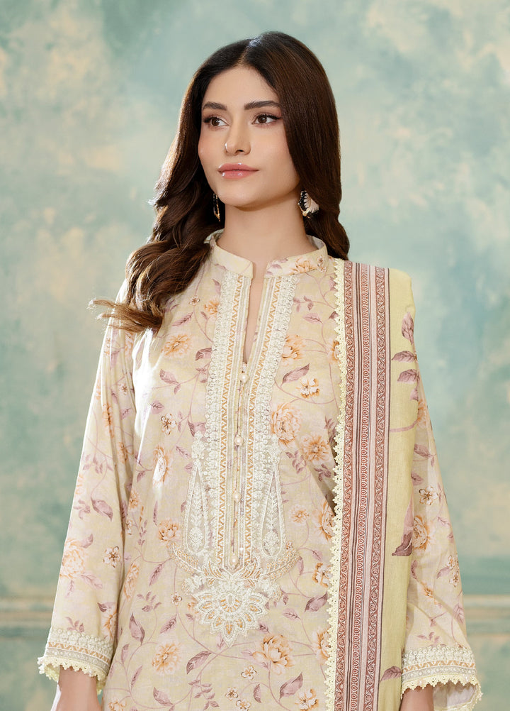 Salina by Regalia Textiles Unstitched Embroidered Lawn 3 Piece Suit RG26USVII D-3 - Summer Collection