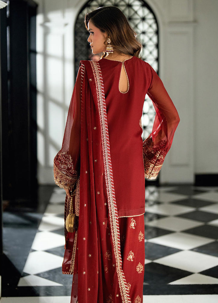 Maison d'or by Sahane Unstitched Embroidered Chiffon 3 Piece Suit CT-27009 RUE - Festive Collection