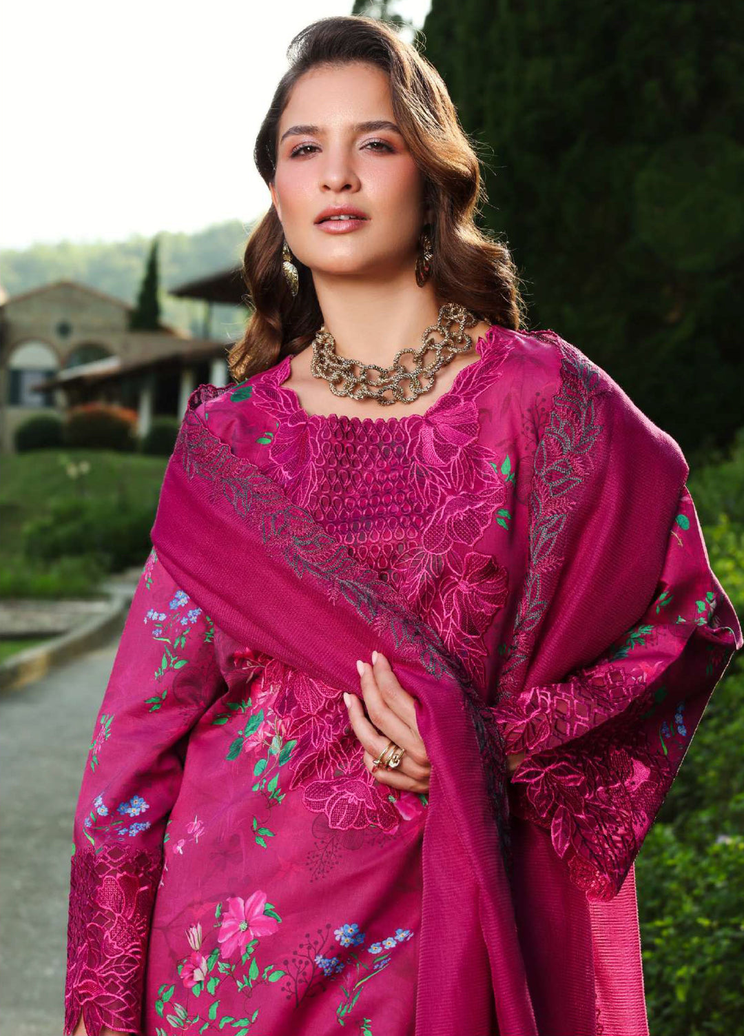 Florence by Rang Rasiya Unstitched Embroidered Lawn 3 Piece Suit RR26UFL Mahra - Summer Collection