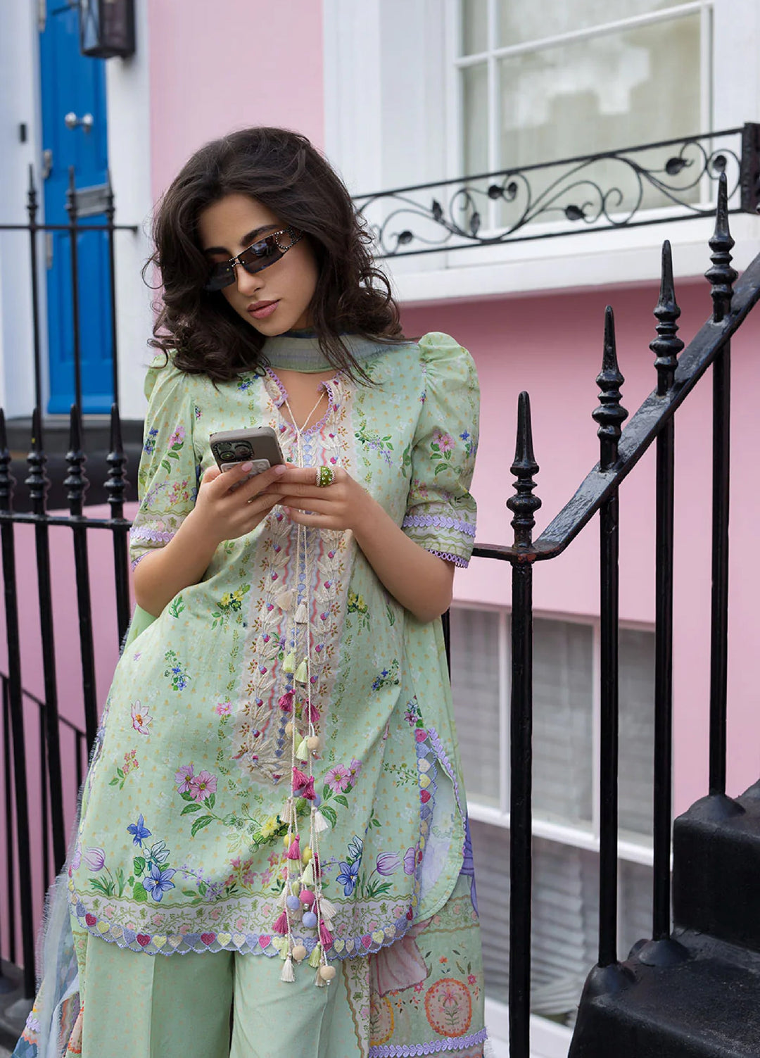 Sobia Nazir Prints Unstitched Embroidered Lawn 3 Piece Suit SN26UPL D-02A - Summer Collection