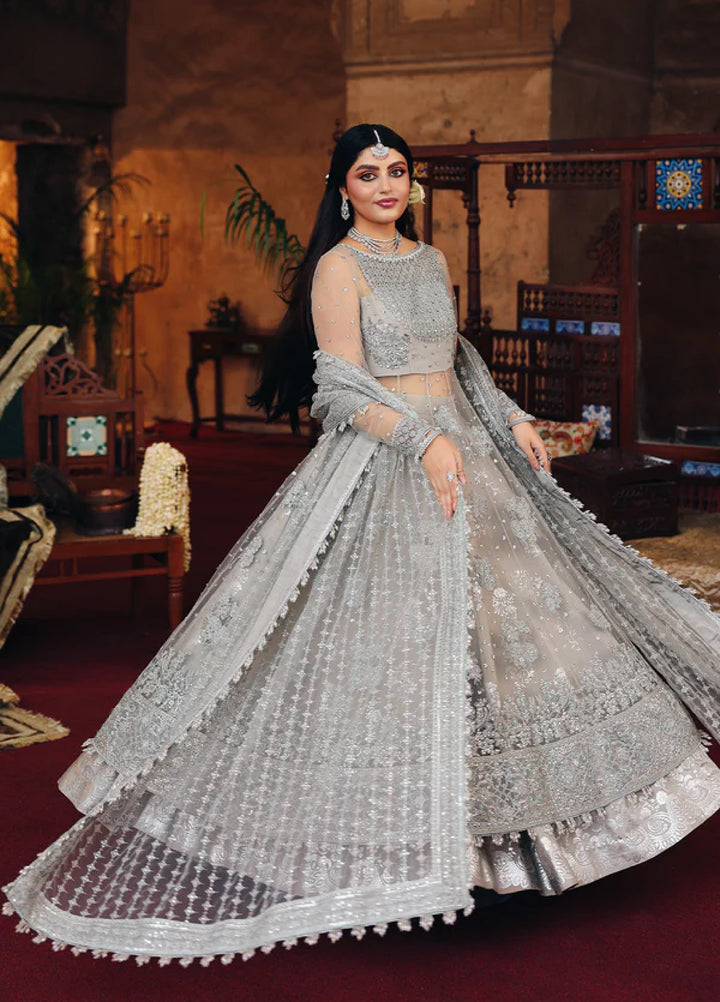 Silsila by Meeral Pret Embroidered Net 3 Piece Shehwar - Festive Collection