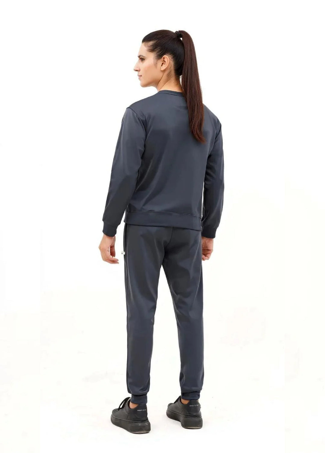 IQ Exclusive Women Winter Track Suit W-Grey Comfort Sweatshirt Tracksuit