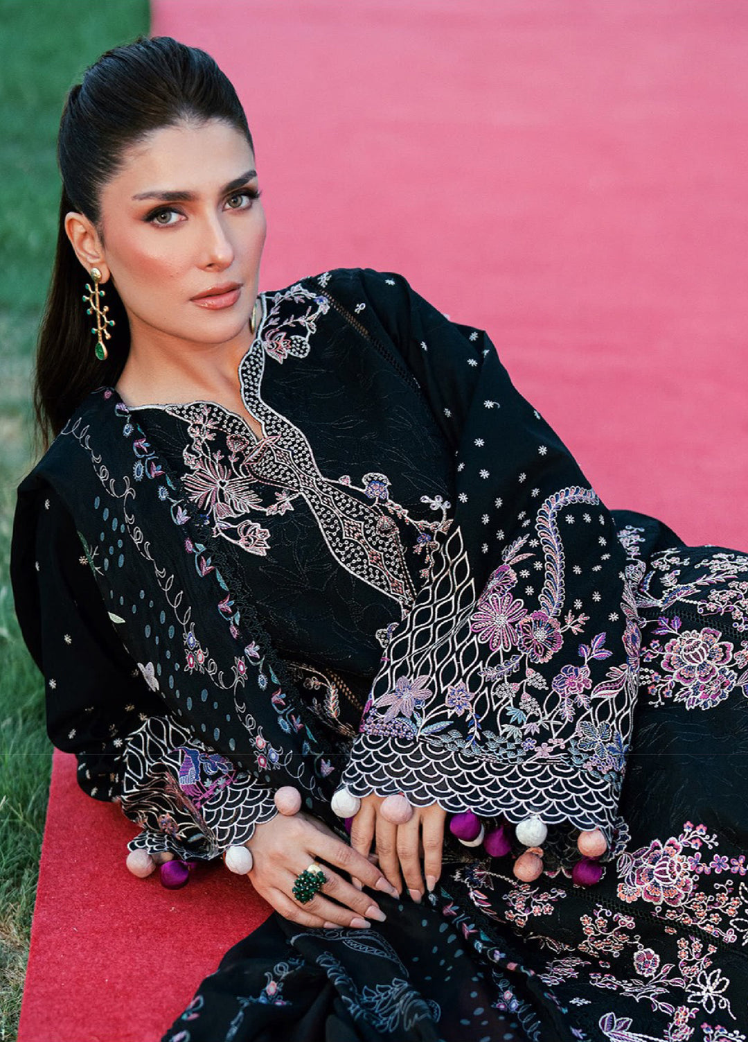 Florent Unstitched Embroidered Lawn 3 Piece Suit FL26ULE FEF-8 - Eid Collection