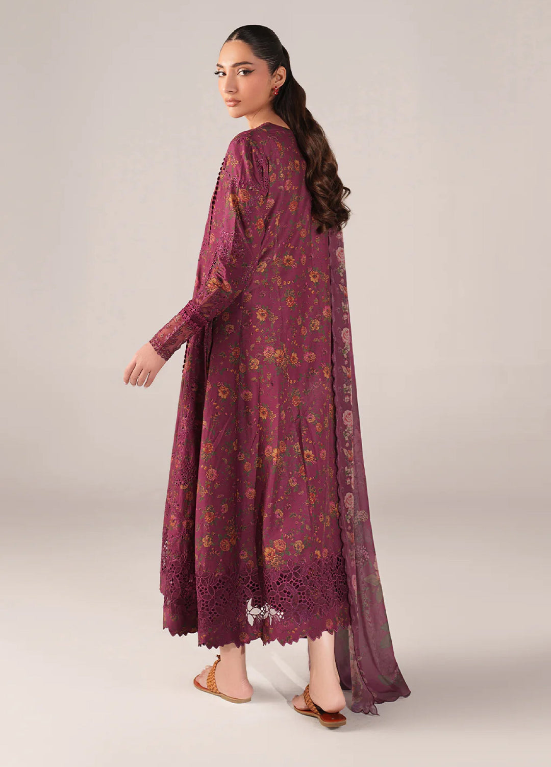 Iznik Unstitched Embroidered Lawn 3 Piece Suit IZ26US SS-04 - Summer Collection