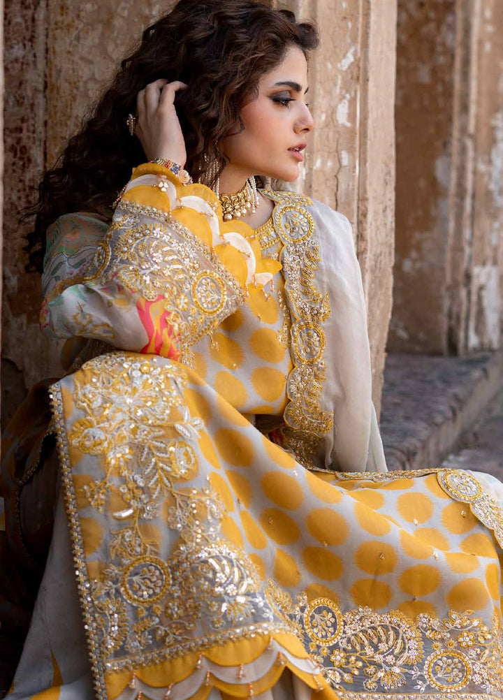 Vasal by Charizma Unstitched Embroidered Chiffon 4 Piece Suit CHR26UVC VSLW6-10 - Festive Collection