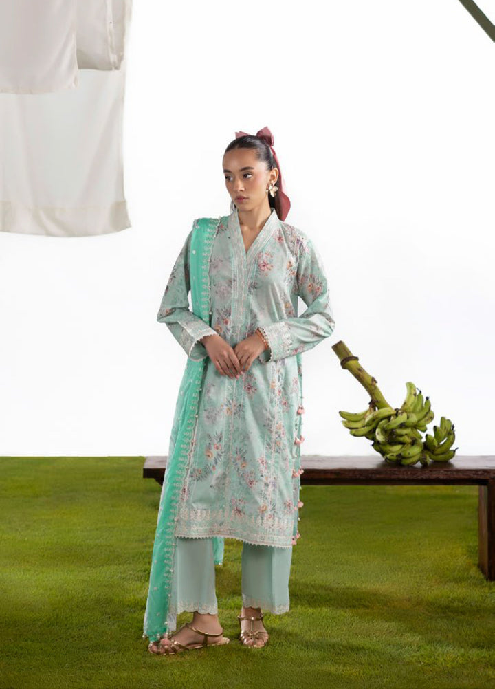 Bagheecha by Gul Ahmed Unstitched Embroidered Lawn 3 Piece Suit GA26ULB CL62319 - Casual Collection