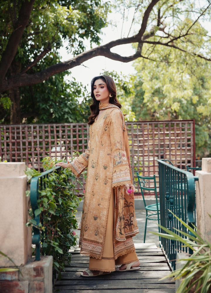 Zync by Florent Unstitched Printed Lawn 3 Piece Suit FL26ULE FZ-5 - Eid Collection