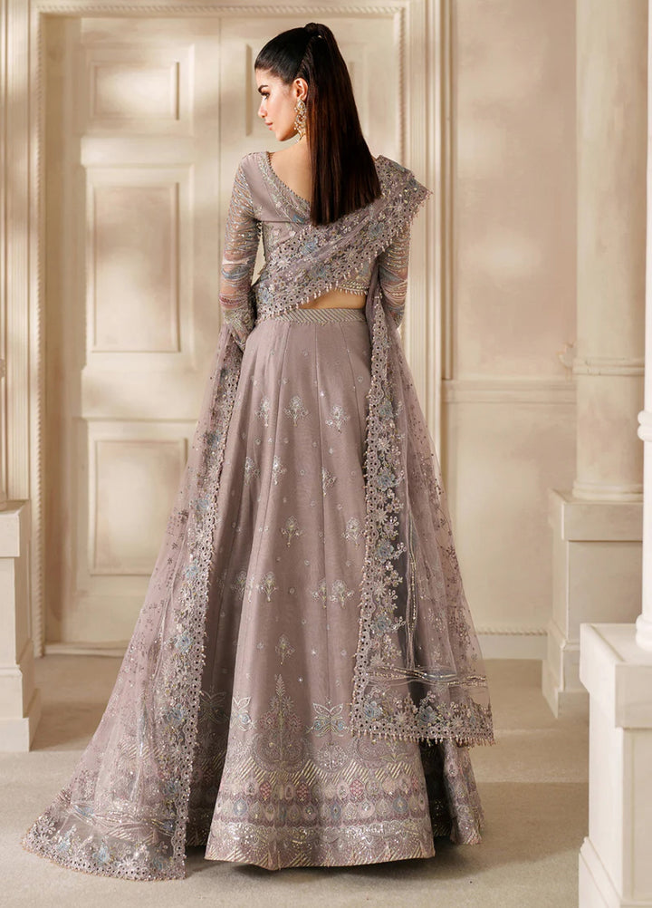 Chantelle by Baroque Unstitched Net Embroidered Suits 3 Piece BQ25FC CH14-04 - Festive Collection