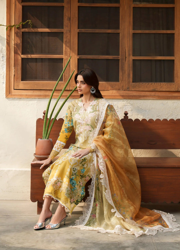 Versa by Asifa and Nabeel Unstitched Embroidered Lawn 3 Piece Suit AN26UVL VUL26-02 Sovereign Lace - Festive Collection